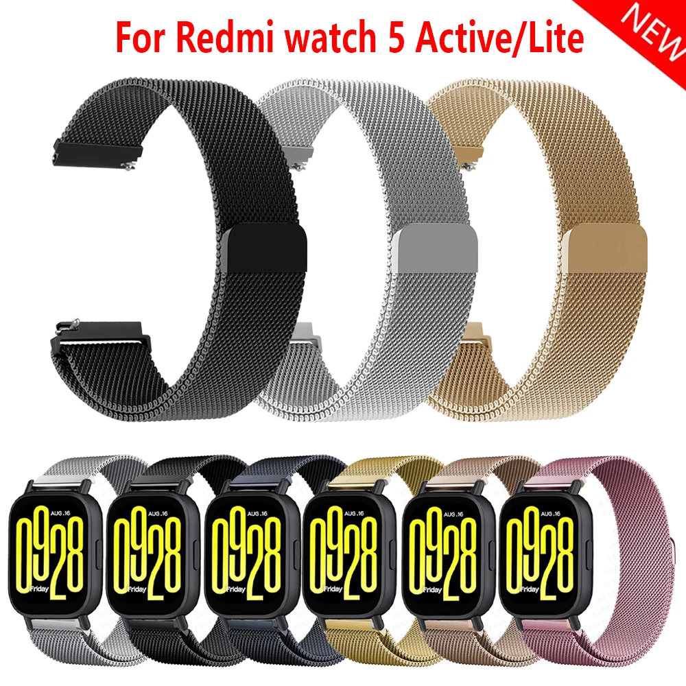 Magnetic Milanese Loop Strap Bracelet for Smartwatch Accessories