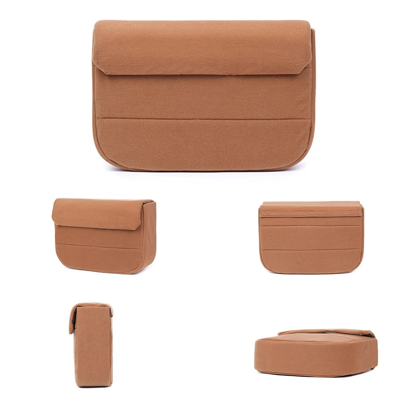 CADeN DSLR Camera Bag Causual Water-resistant Canvas Camera Sling Bag for Canon Nikon Sony Shockproof Lens Case for Photography