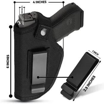 Holster Right Left OWB IWB Universal for Inside Concealed Carry Holster for G17 19 23 25 26 27 29 30 32 33 38 42 43 S&W M&P 1
