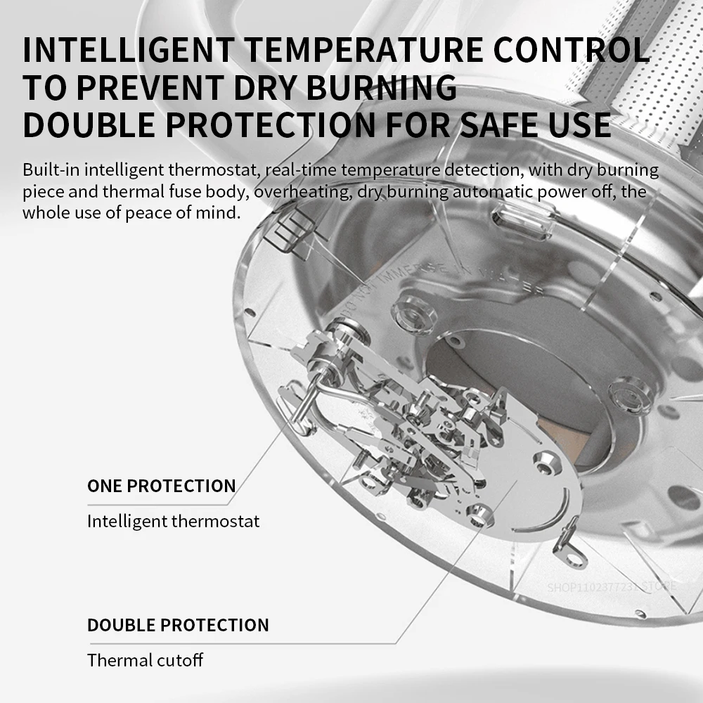Original MIJIA Household Appliances Multifunctional Health Pot Electric kettle N1 304 Stainless Steel Heat Preservation 4