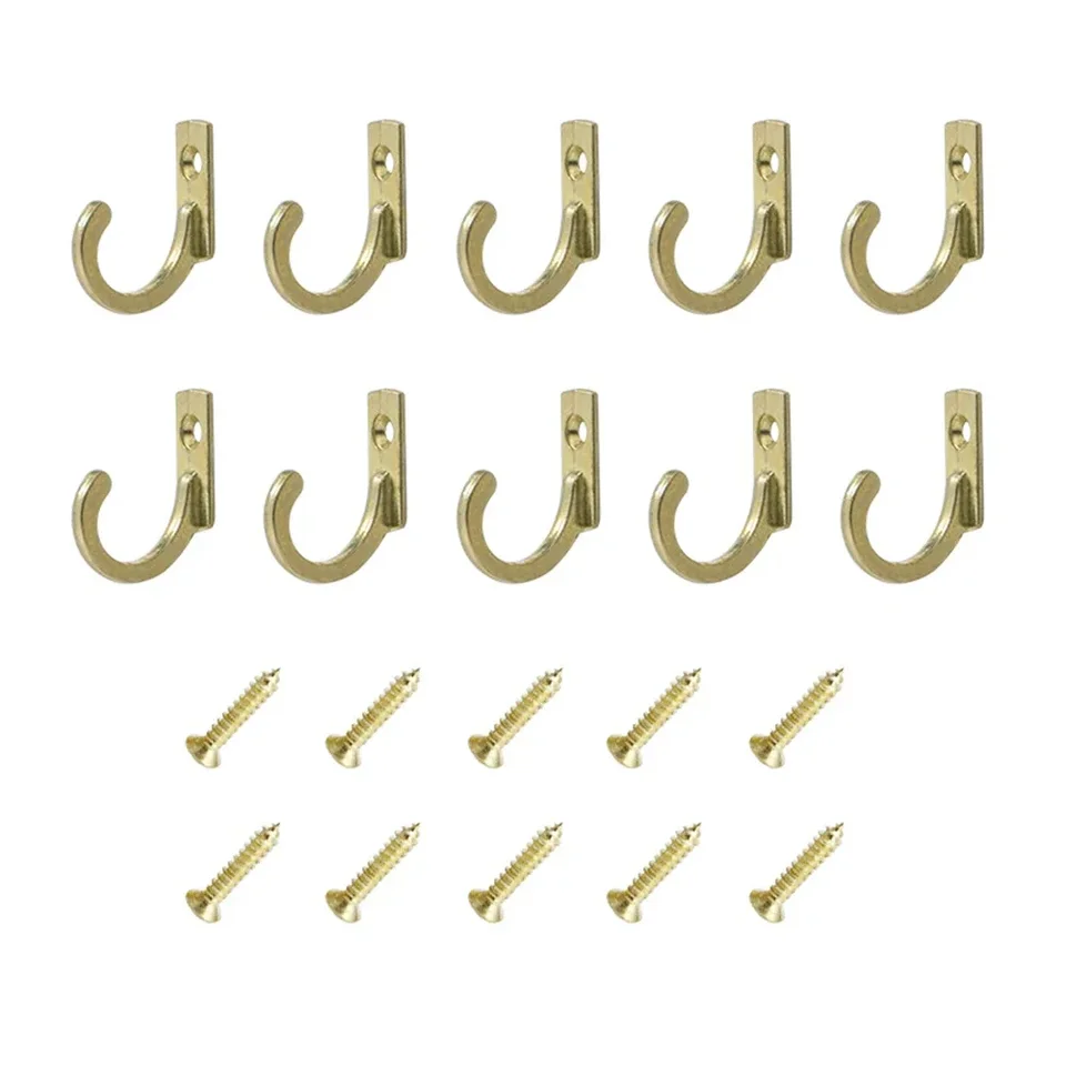 MAI USATO]Set di 6 ganci appendiabiti in legno vintage, ganci appendiabiti in legno, capacità