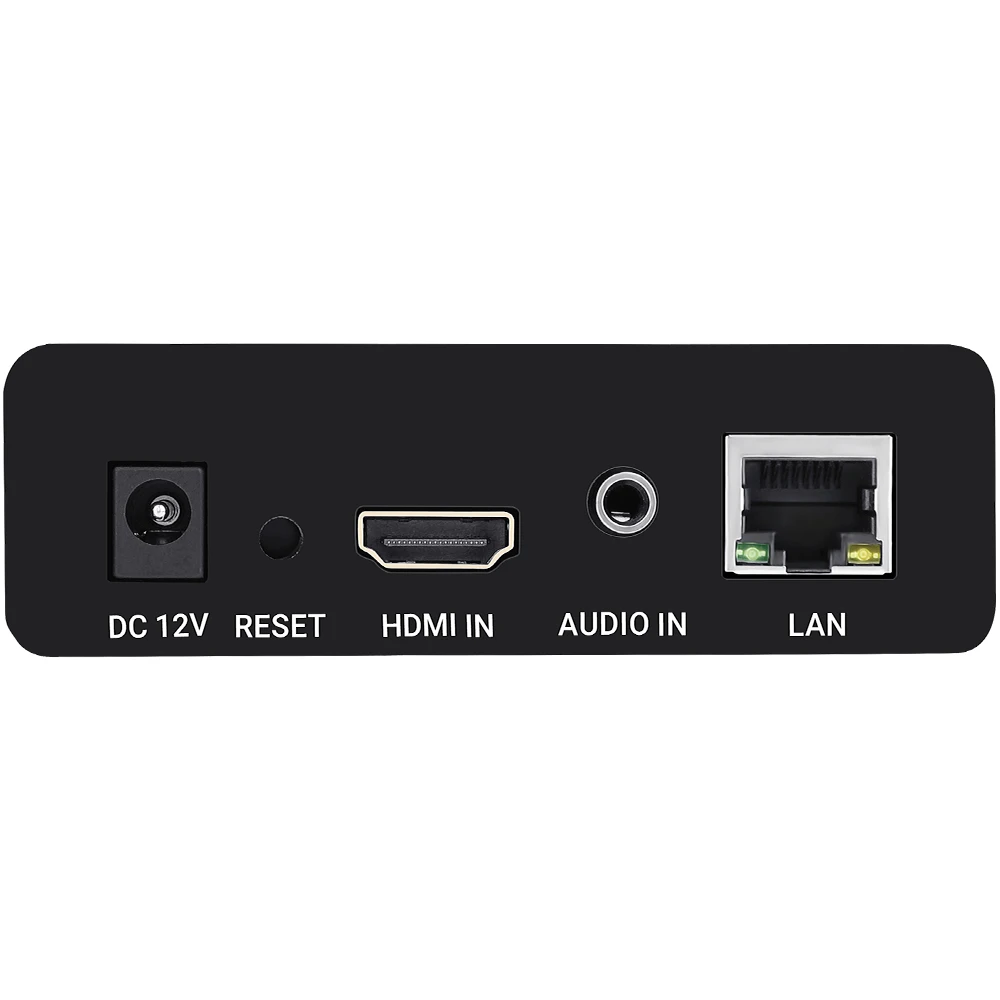 H.265 H.264 미니 HDMI 비디오 인코더, IPTV 라이브 스트림 지원, RTMP RTMPS RTSP UDP HTTP 및 페이스북 유튜브 와우자 지원