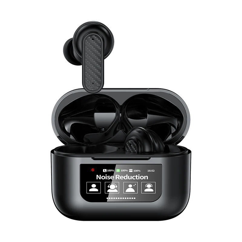 Écouteur Traducteur Instantané IA 134 Langues - M62 Ai, Bluetooth, Réduction De Bruit - Noir