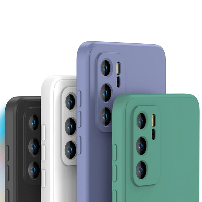 For Huawei All-purpose P20 pro P30 pro P40 Plus Case Liquid Silicone P60 P50 Cover For Huawei P20 P30 P40 lite case — view 6