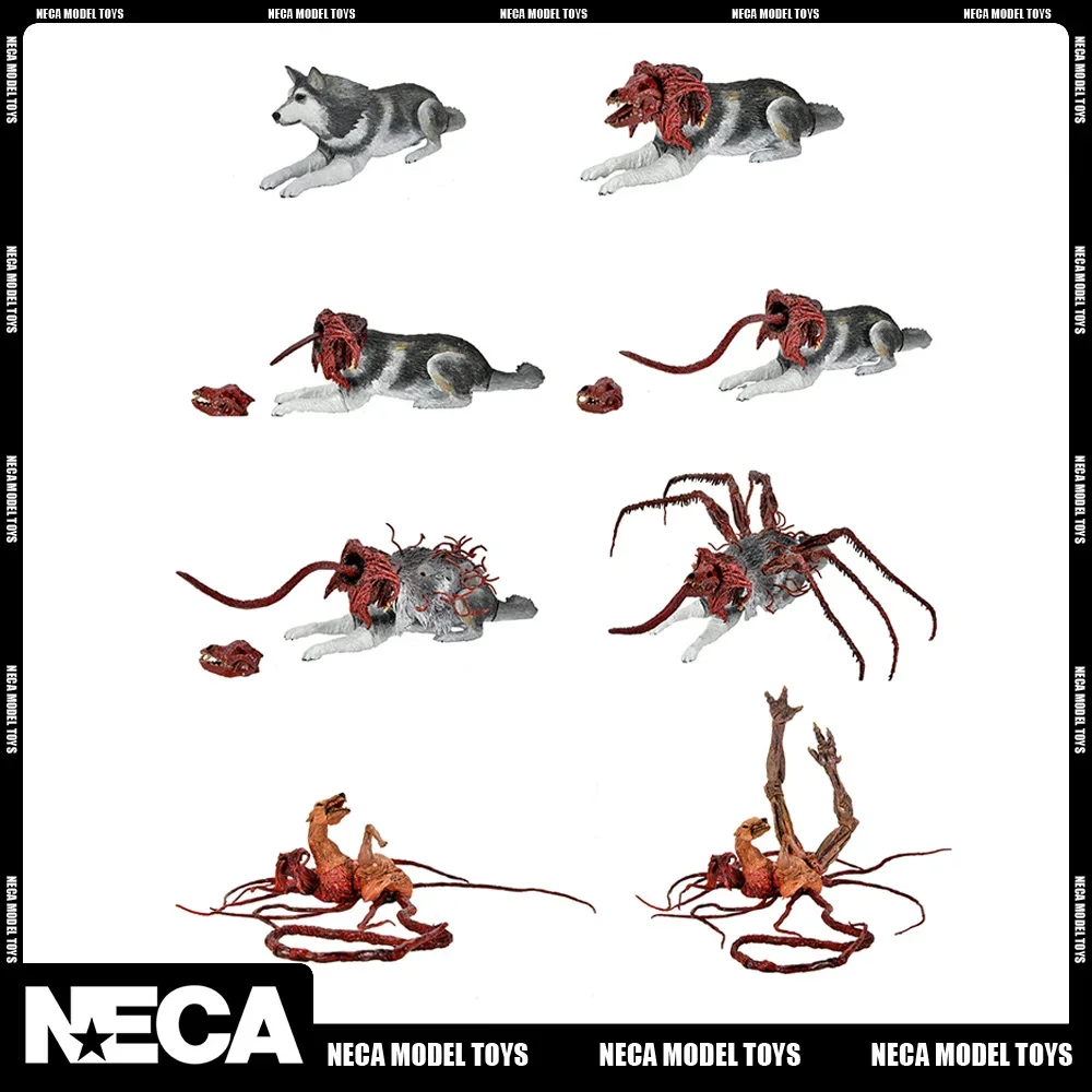 

Фигурка NECA 04905 оригинальная из серии The Thing Deluxe Ultimate Dog существо, масштаб 7 дюймов, ПВХ Коллекционная модель, игрушечная кукла, рождественский подарок