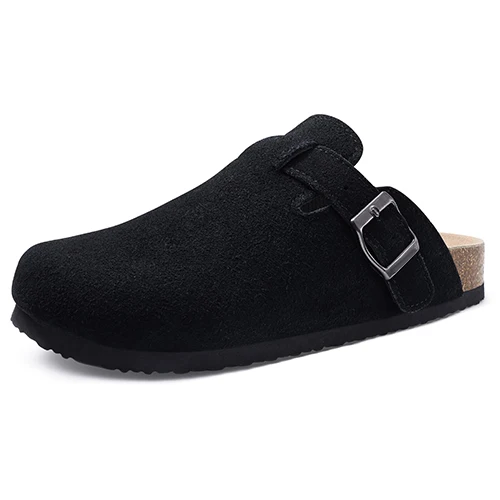 cow suede-Black
