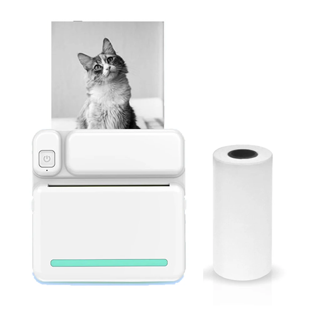 C19 Portable Pocket 200dpi Wireless Thermal Printer Mini Note Memo Ink-Free Printer with Paper Bluetooth Student Printing Device