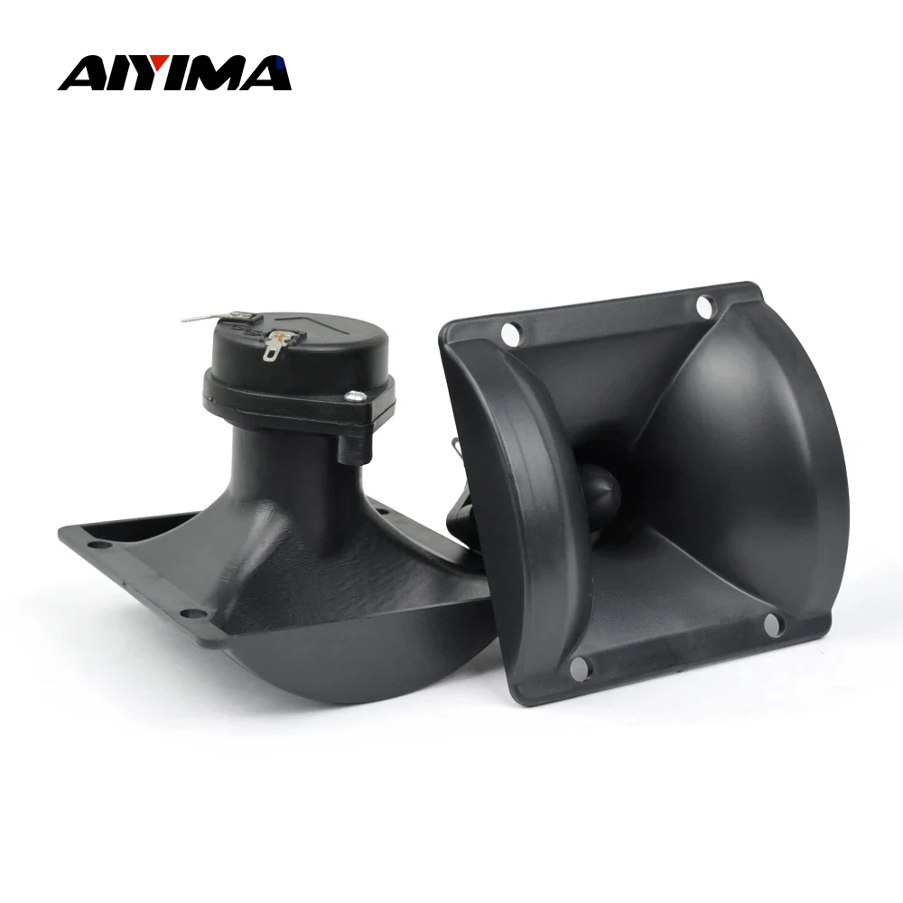 Audio Speakers Tweeter Speaker AIYIMA 2Pcs Piezoelectric Tweeter 87*87MM Loudspeaker Treble Audio Speaker Piezo Tweeter Driver Head