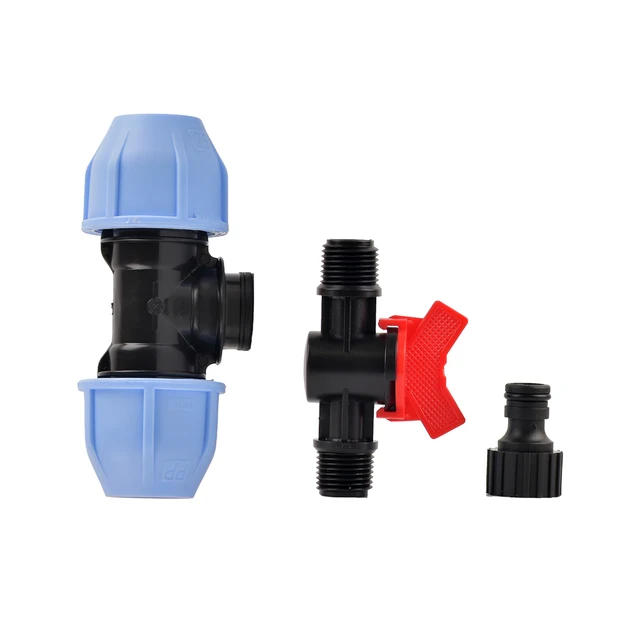 20 Mm 25 -Es 32 Pe Tee Csatlakozók Gyors Csatlakoztatás Csaptelepcsövek Csatlakozói Vízvezeték -Szerelvények Otthoni Kert - Image 2