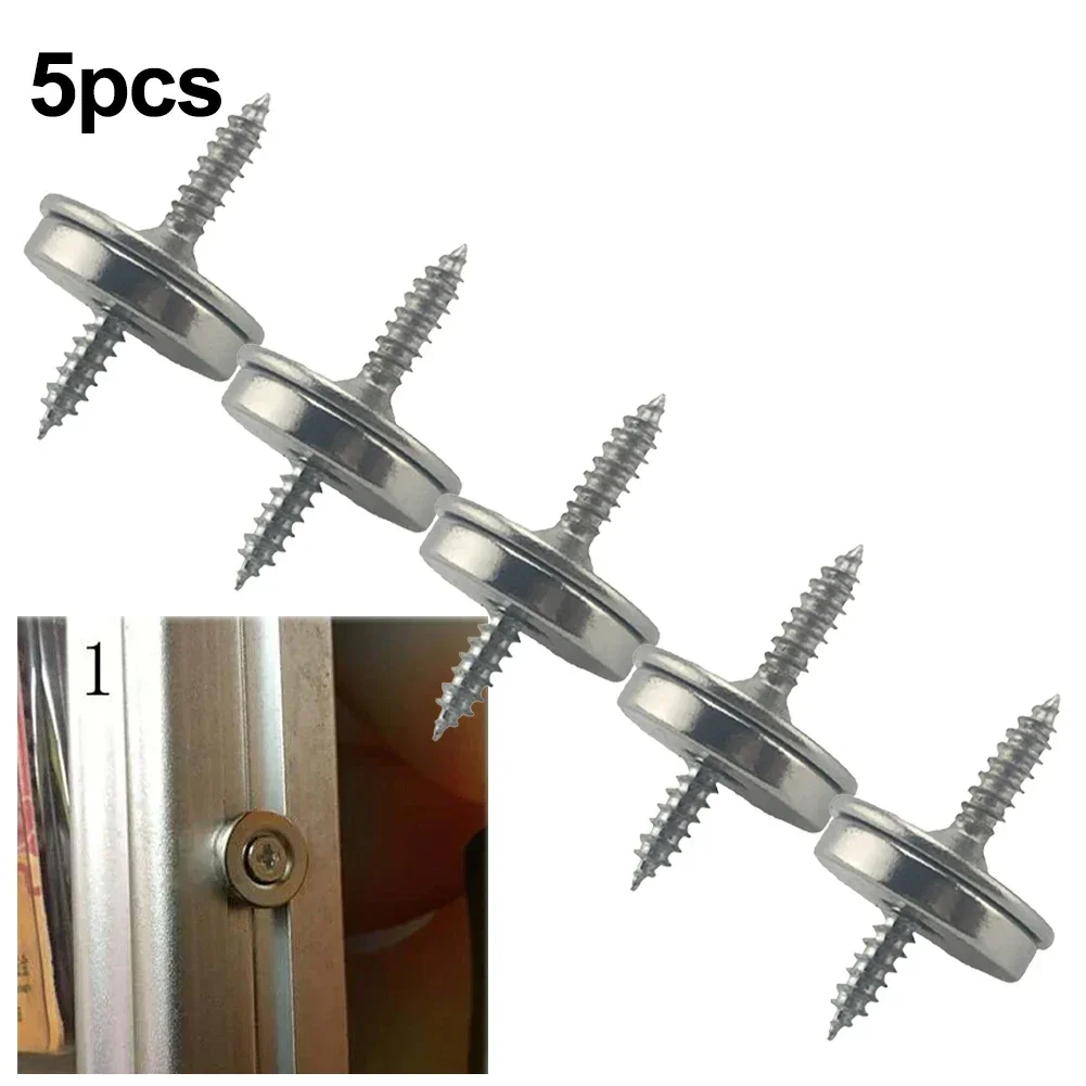 Magnetic Cabinet Catches Door Catch Latch Door Stops Strong Closer Cupboard Fastener Latch Magnet Pull Hardware