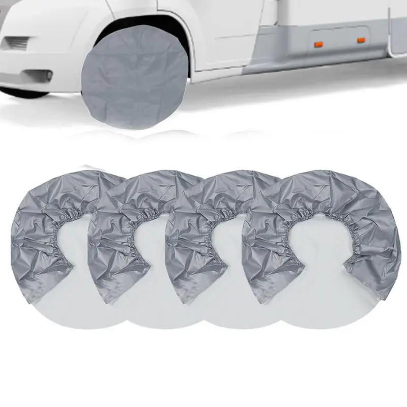 

Tire Protector Bag Explore Land Tire Covers Universal Car Accessories For RV Wheels Waterproof UV Sun Protectors For Motorhome