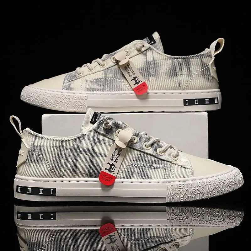 

Men Shoes Spring Comfortable Canvas Shoes Handmade Design Men's Slip on Lazy Driving Brand Shoes Men's Casual Flats Sneakers