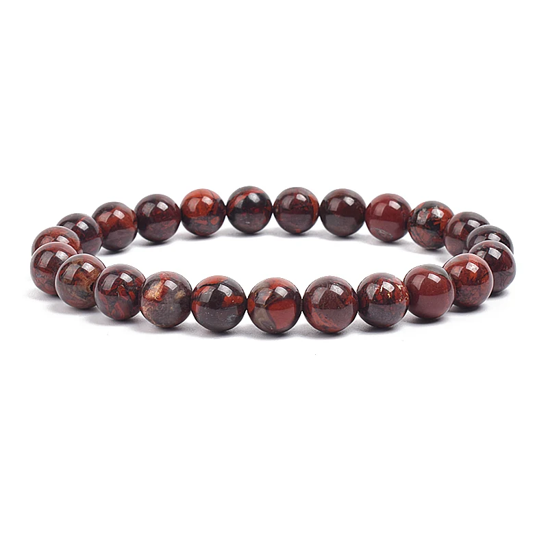 Natural Stone Beads Bracelet For Women Men Amethysts