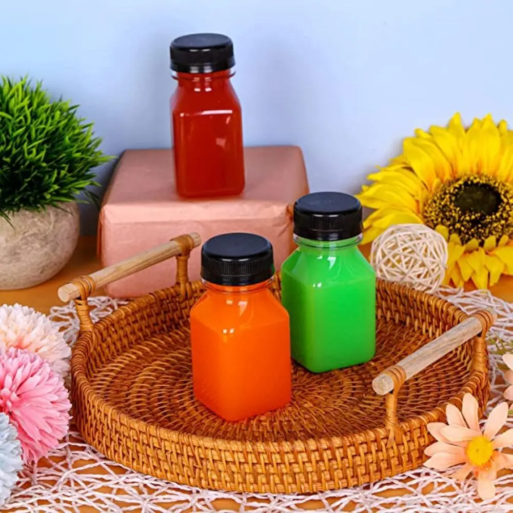 8 Pièce Bouteille à Jus En Plastique 200ml,Petites Bouteilles Pour
