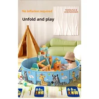 Grande piscine pour enfants, non gonflable, pliable, épaissie, pour la maison, l'extérieur, les jeux aquatiques en famille 5