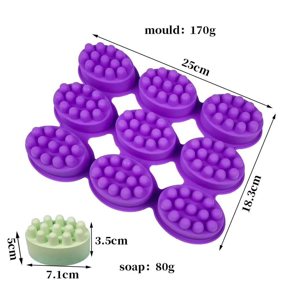 Silicone Soap Mold Flexible Non-sticky Easy To Use Comfortable Safe Resin Mold Handmade Soap Wide Range Of Applications silicone mold
