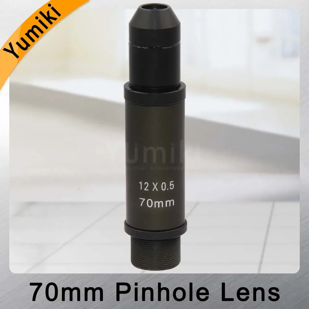 2.0Megapixel 70mm pinhole Lens CCTV Lens M12 mount Image Format 1" F1.6 Fixed Iris long viewing with IR fliter camera lens