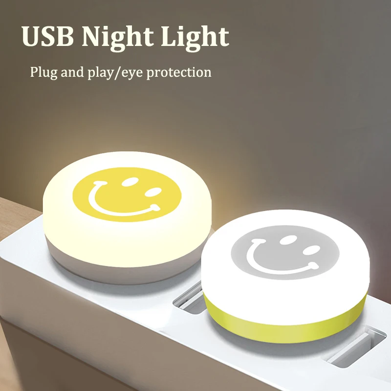 

USB LED Night Light Eye Protection Mini Reading Lamp Portable Wireless Bedroom Decor Beside Lights For Wardrobe Closet Lighting