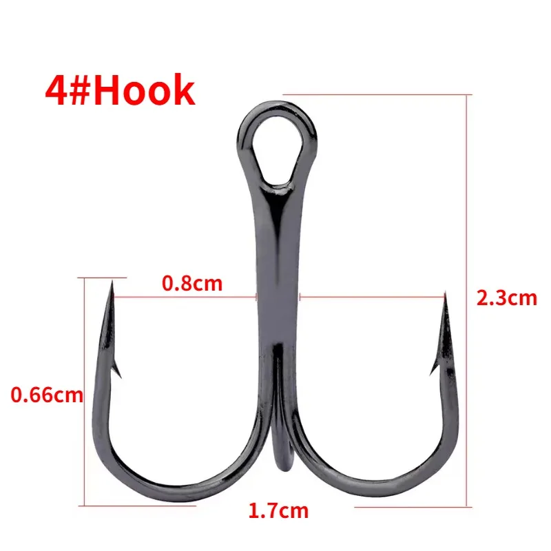 10PCS Fishing Hooks High Carbon Steel Goods Equipment Sea Accessories Offshore Angling Offset for Lure Tackle Tools Carp 3