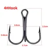 10PCS Fishing Hooks High Carbon Steel Goods Equipment Sea Accessories Offshore Angling Offset for Lure Tackle Tools Carp 3