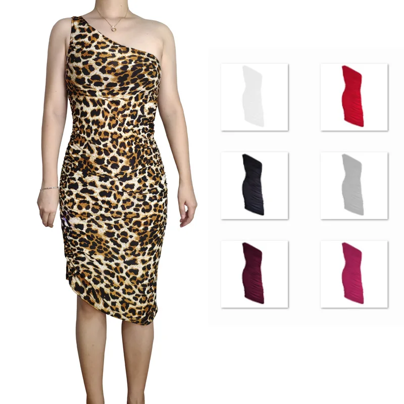 Leopard Print Summer Dress for Women