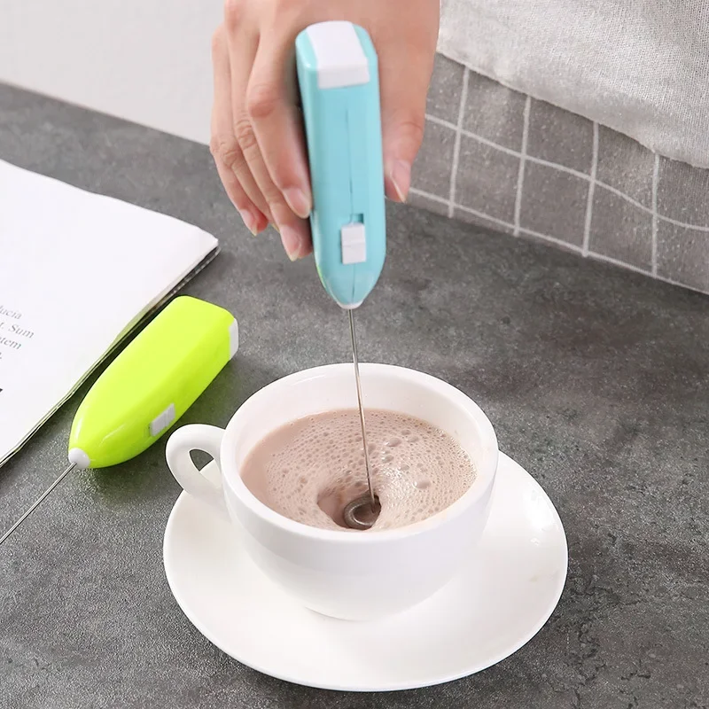 Electric Egg Beater Milk Drink Coffee Whisk Stirrer Mini Milk Frother Mixer Electric Home Kitchen Egg Beater for Kitchen Tools