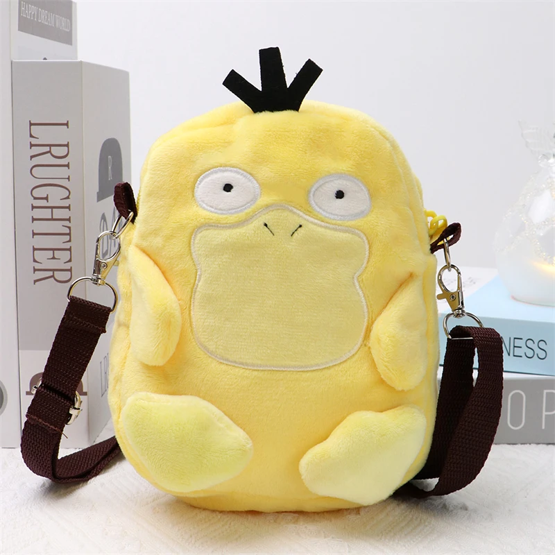 Neue Pokemon Plüsch Tasche Pikachu Mimikyu Gengar Lucario Weiche Stofftier Rowlet Eevee Snorlax Peluche Puppen Schulter Taschen Sac A Dos – Detail 12