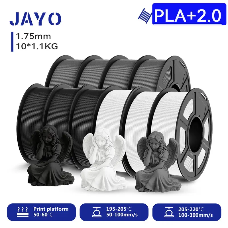 JAYO 3D Printer PLA/PLA Meta/PETG/PLA PLUS/PLA Matte Filament 1.75mm 9/10 Rolls 3D Printing Materials for 3D Printer&3D Pen - Image 41