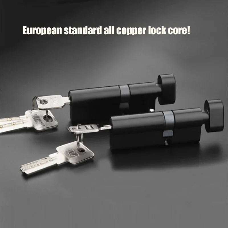 European Standard Cylinder Full Copper Household Door Lock Anti-theft Lock Cilinder 60mm