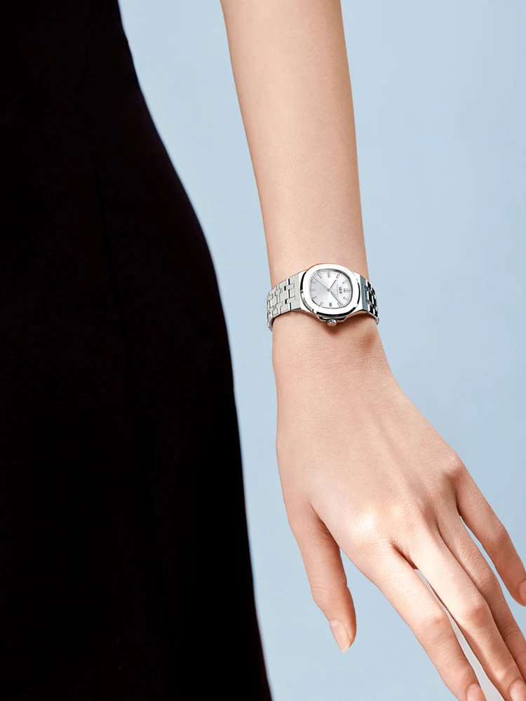 Fashion Quartz Watches for Women Luxury Brand I&W Ladies Watch Ultra thin 8mm Dress Wristwatch Luminous Waterproof Reloj Mujer 4
