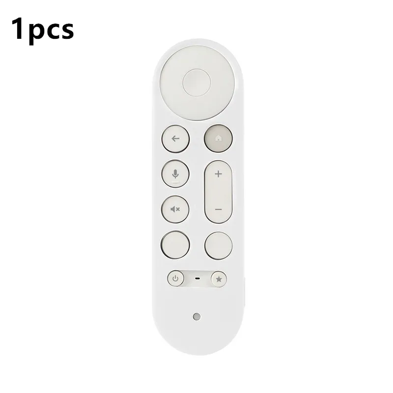 Custodia In Silicone Per Telecomando Google TV Streamer 4K (2024) Modello GY3LE - Antiscivolo Con Cordino, Protezione Antiurto (Bianco) - 5