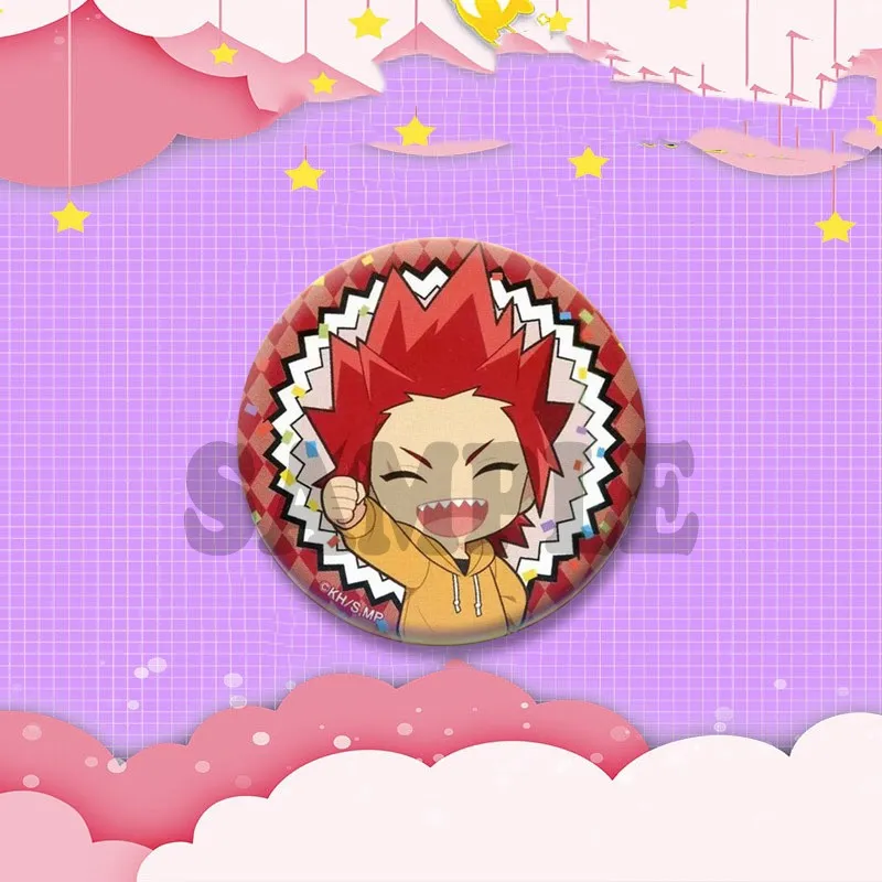 My Hero Academia Anime Brosche Katsuki Bakugo Shoto Ochaco Tenya Denki Cartoon Pin für Rucksack Zubehör Cosplay Abzeichen Geschenke – Detail 16