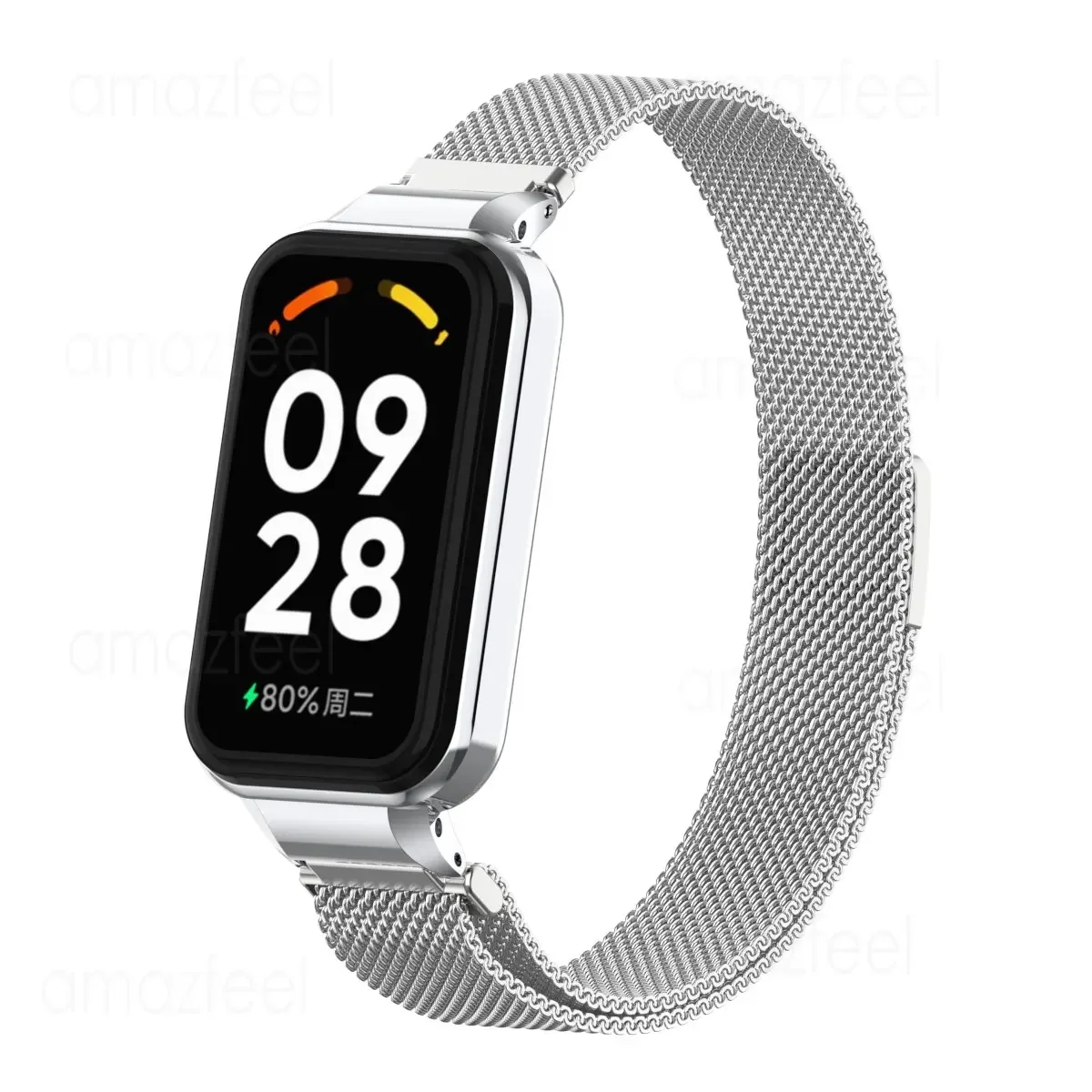 Correia Magnética para Xiaomi Smart Ver Pulseiras de Metal Proteção Acessórios Ativos mi Band 8 - Image 5