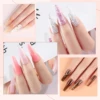 COSCELIA 20 pcs Extension Gel Nail Polish Set Poly Nail Gel Extending Soaking Gel Kit Nail Art Acrylic Gel Manicure Tools Kit 6