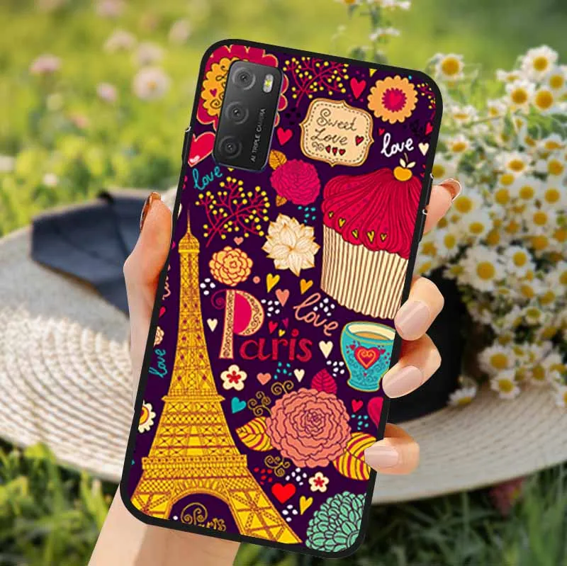 3D Soft TPU Floral Embossed Silicone Phone Case - Elegant Flower Design Back Cover