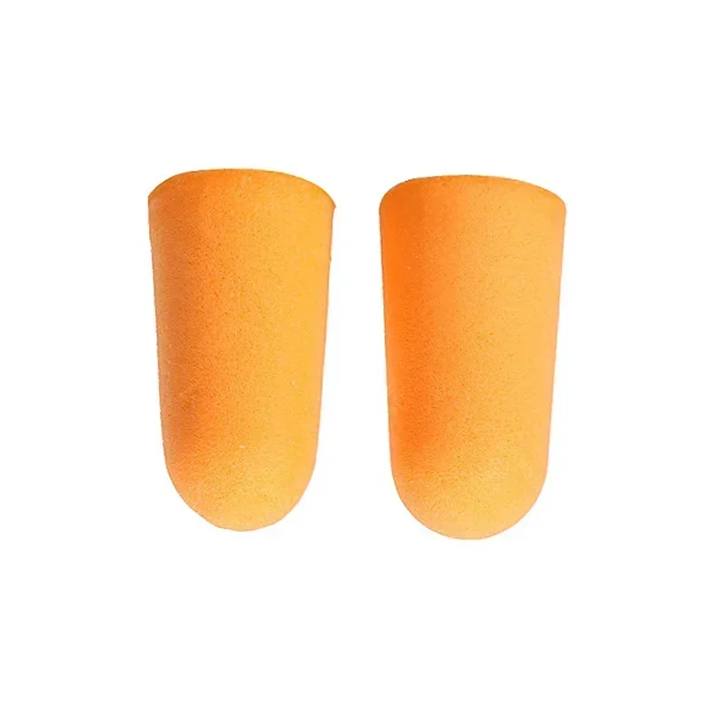 MOONBIFFY-tapones para los oídos de espuma naranja suave, Tapones Cónicos de viaje para dormir, prevención de ruido, reducción de ruido para viajar y dormir, 10 pares