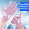 Winter Colorful Figure Skating Wrist Gloves Warm Hand Protector Thermal Safety For Kids Girls Skates Rhinestone Random Style 6