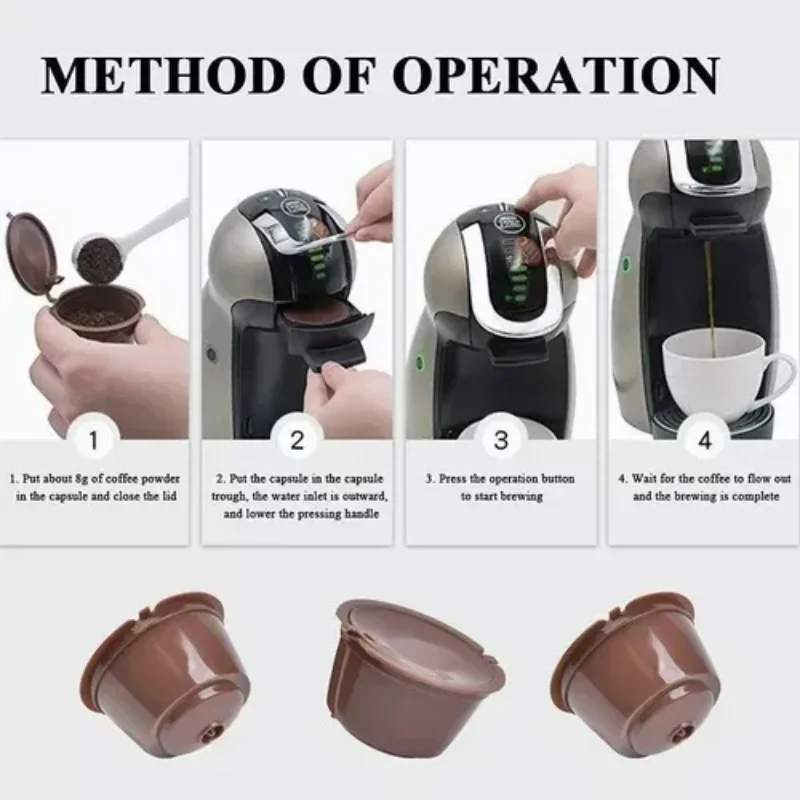 Dolce Flavored Coffee Filter Capsule 6-Pack-Reusable Spare Parts & Accessories