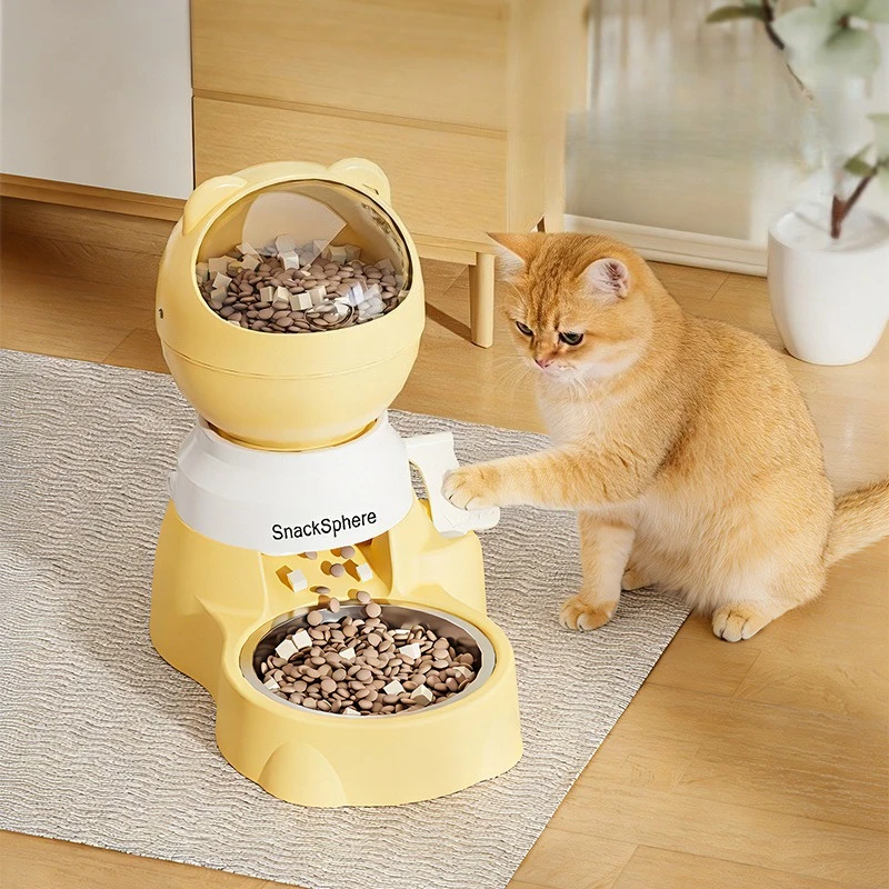 DSA cat automatic feeder dog large capacity automatic feeder press type quantitative puzzle pet bowl wholesale 1 DSA cat automatic feeder dog large capacity automatic feeder press type quantitative puzzle pet bowl wholesale 1