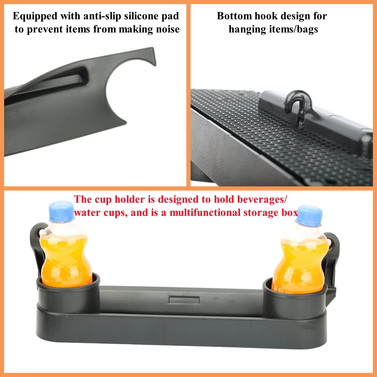 스즈키 짐니 JB64 JB74 JC74 2019-2025 액세서리용 차량 조수석 핸들 확장 수납함 컵 폰 패드 홀더 마운트 브래킷