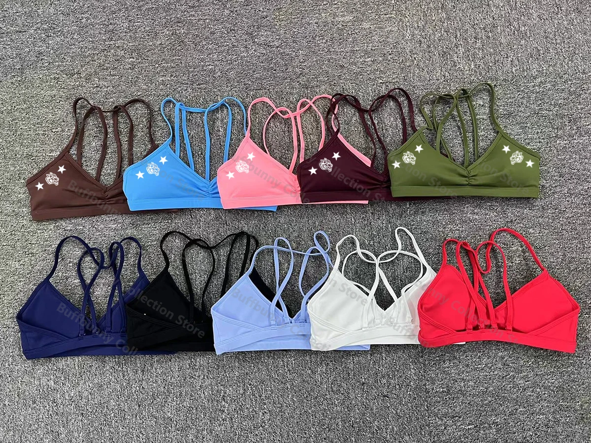 Darc Women Sport Bra Tops Sexy Shirt Gym Clothing Halter Fitness Workout Bodybuilding Halterneck Top Darcs Wolf Womans Yoga Bra