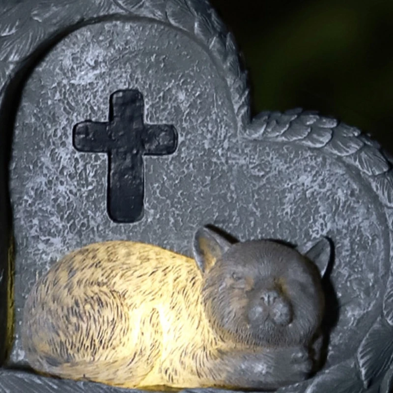Pet Cemeteries Decoration Dog Memorials Keepsakes Elegant Dog Memorials Ornaments for Pet Lover Gift