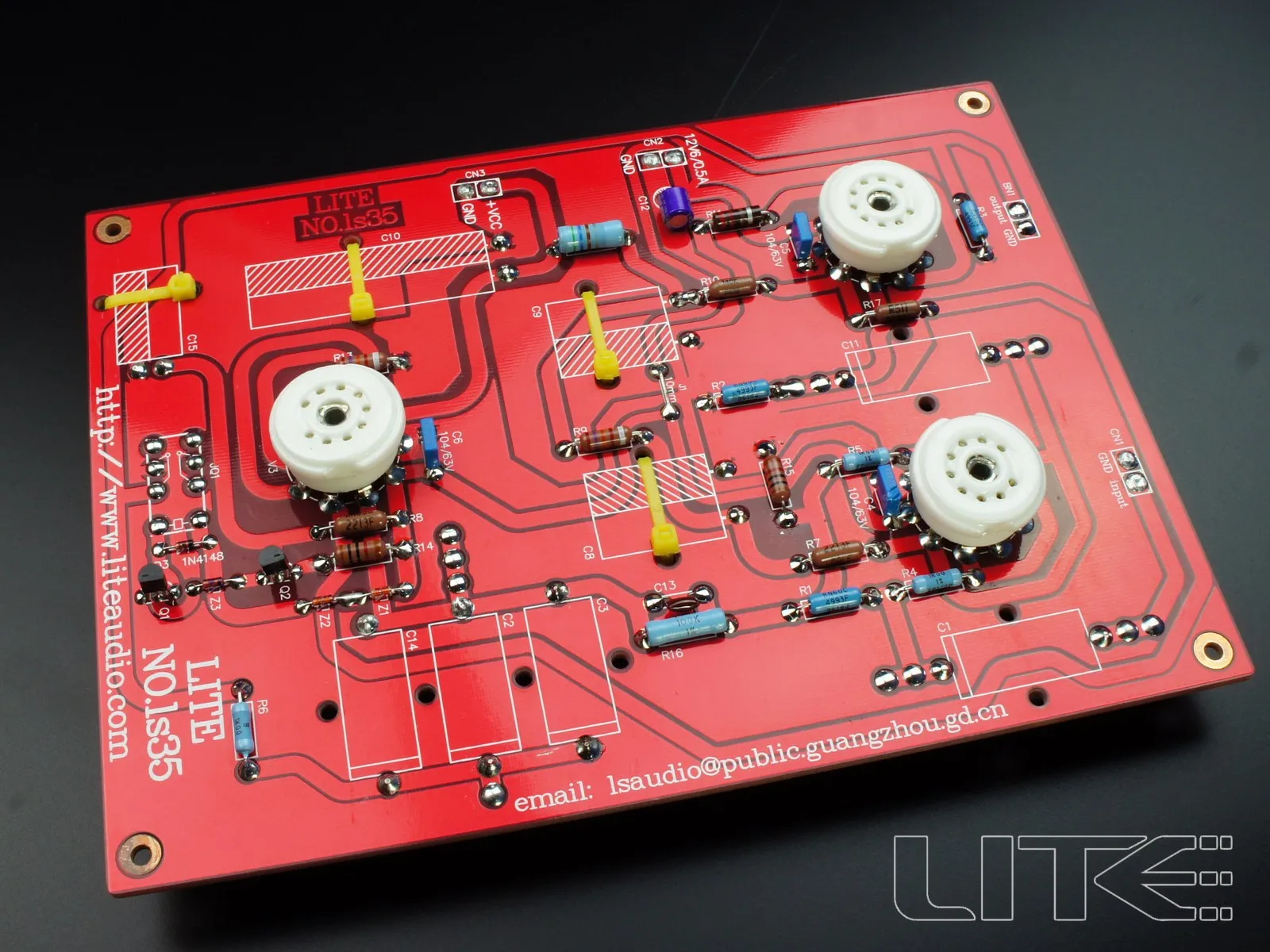 

LS35 Electronic Tube Front Finished Board