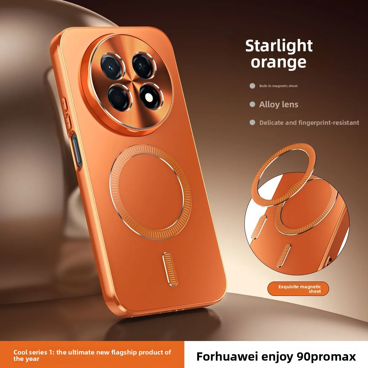 Luxury Frosted Magnetic Metal Lens Case - All-Inclusive Anti-Drop Cover