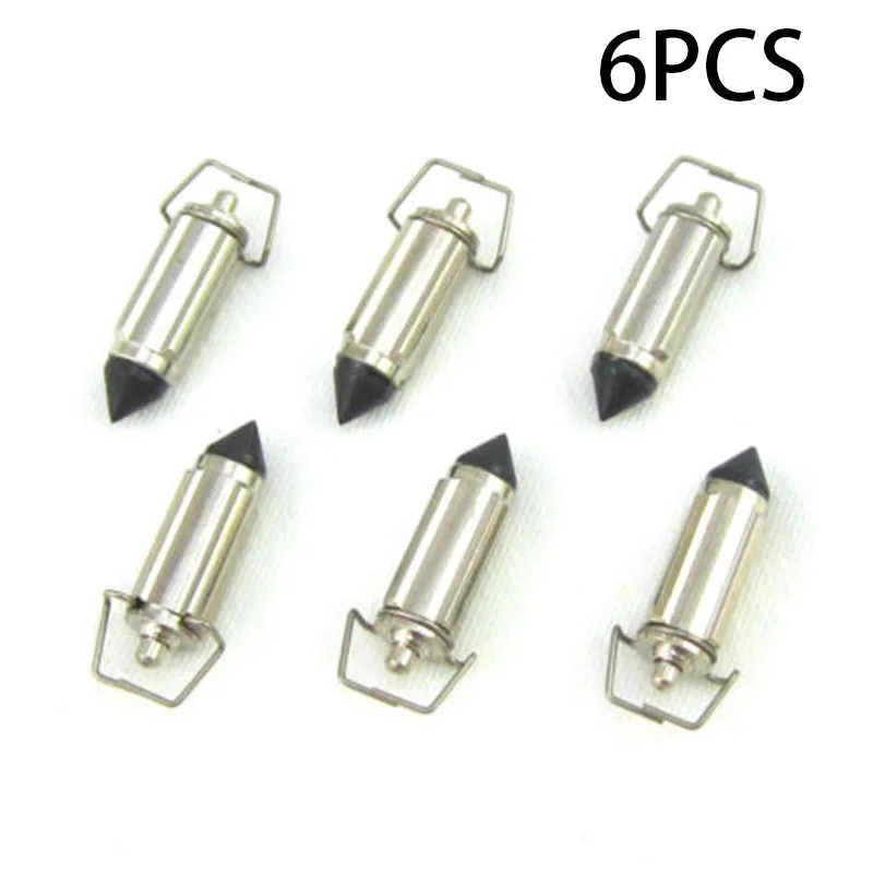 

6x Carburetor Float Needle For Keihin CB750 YZF600 CBX EX500 ZX600 VF500 Carb Accessories For Vehicles