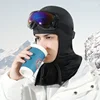 Winter Fleece Hat Balaclava Face Mask Neck Warmer Magnets Ski Mask Breathable Windproof Mask Head Cover Sport Cycling Ski Scarf 5