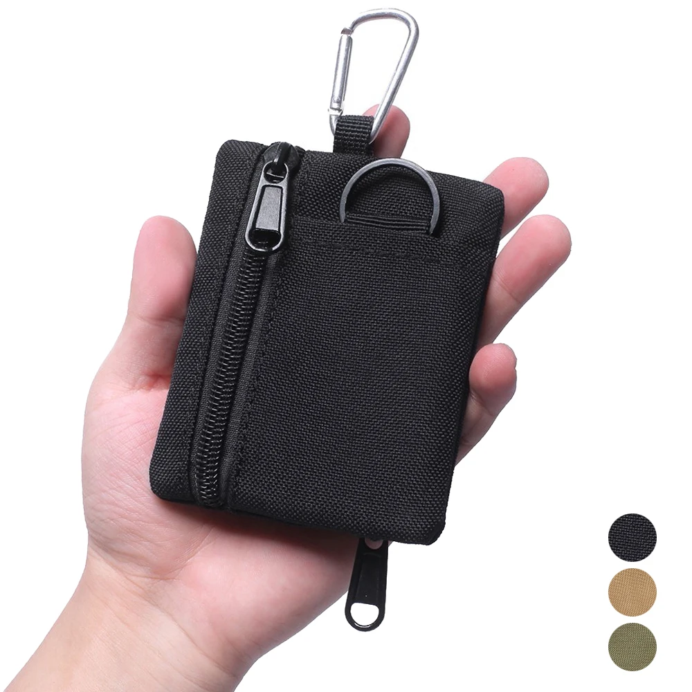 

Tactical Wallet EDC Molle Pouch Portable Key Card Case Outdoor Sports Coin Purse Hunting Bag Zipper Pack Multifunctional Bag