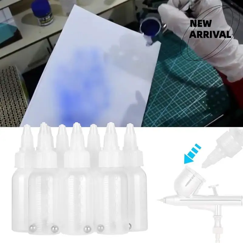 Y50A-페인트 병, 30ML 빈 페인트 병, 페인트 항아리 보관용, 에어 브러시 페인트 혼합 병, 빈 페인트 터치 업 병