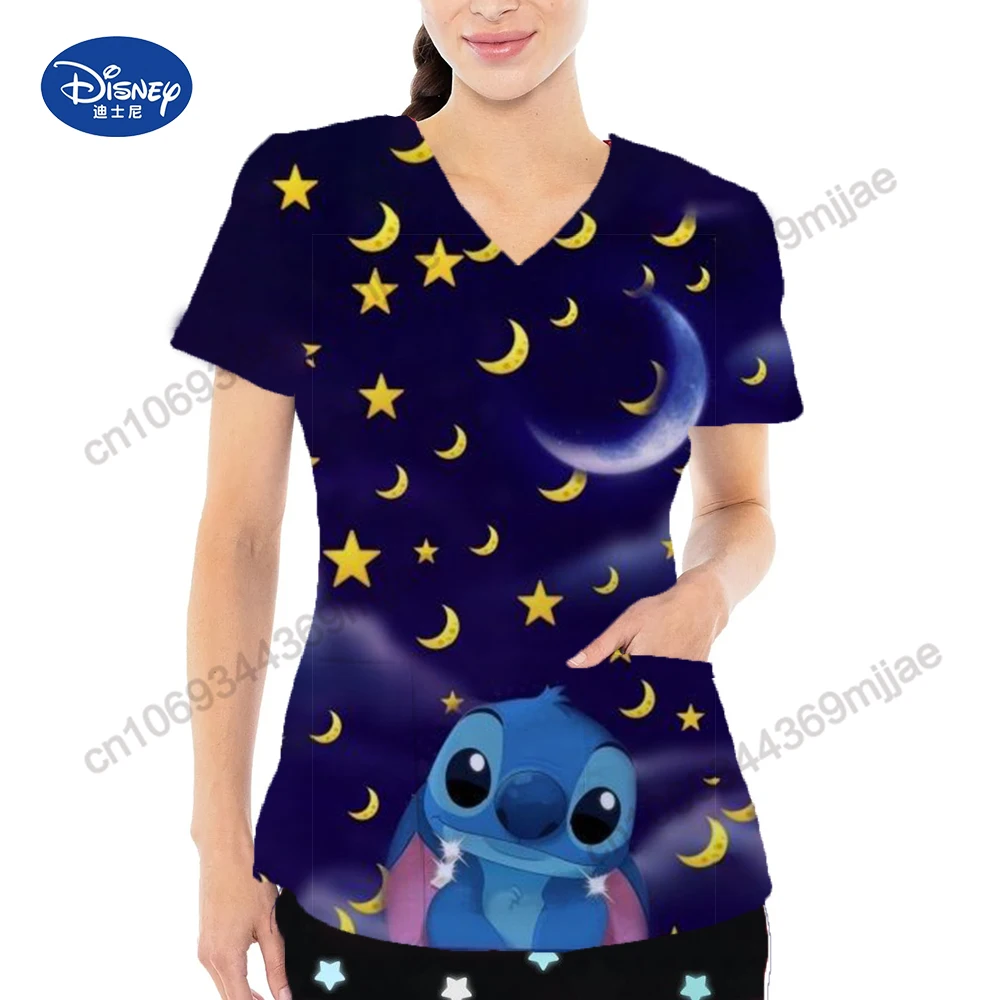 

Nurse Uniform Women's Tops for Women 2023 Disney T Shirt Y2k Clothing Pocket Luxury T-shirt One Pieces Traf 2023 Woman Kpop Yk2
