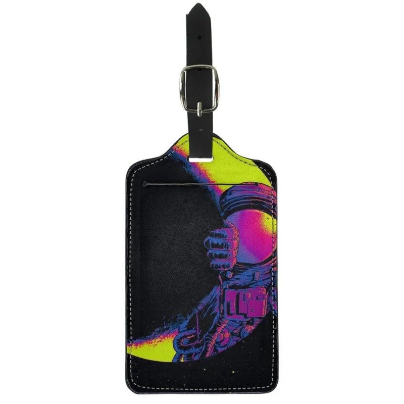 

Twoheartsgirl Traveling Luggage Tag Astronaut Suitcase Address Pendant Handbag Holder Unisexy Boarding Portable Pass Accessories